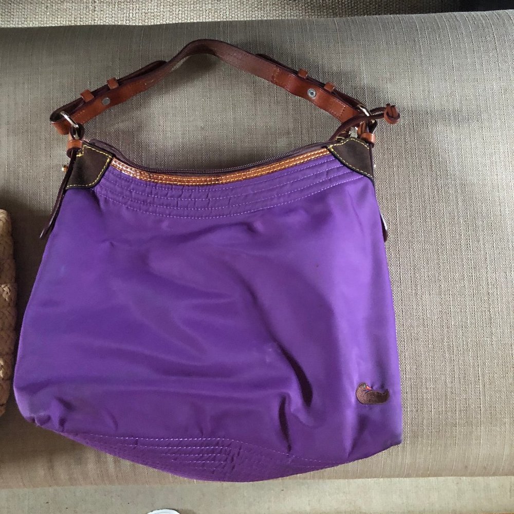 Dooney and Bourke purple stachel